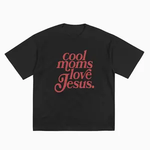 Mama Shirts Mom Life T-Shirts: Women Cool Moms Love Jesus Print Shirt Christian Mother's Gift Casual Tee Tops