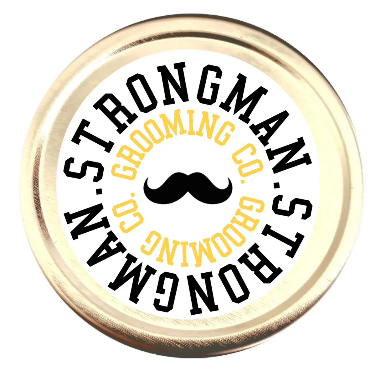 Strongman Grooming Mustache Wax - Medium Hold - Multiple Scent Options - 1oz Tin - Haircare - wax - Style & Comfort