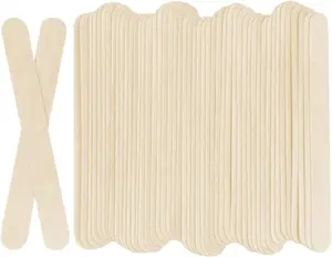 100Pcs Jumbo Wooden Craft Sticks Popsicle Stick 6” Long x 3/4”Wide Treat Ice Pop for DIY Crafts，Home Art Projects, Classroom Supplies