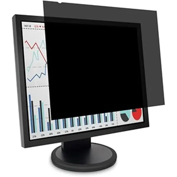 Kensington KMWK58359WW 27-in. Laptop Privacy Shield Magnetic Film - Reversible Matte/Glossy Finish, Eases Eyestrain, Blue Light Reduction, Damage-Free Protection for Household Textiles Dust Cover Use