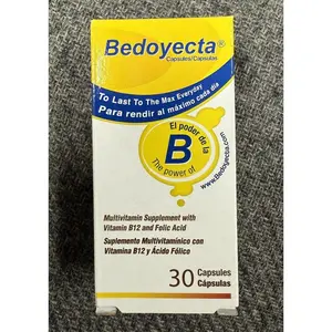 Bedoyecta Multivitamin with Vitamin B12 and Folic Acid Supplement Capsules 30 Ct
