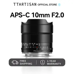 TTARTISAN 10mm F2 APS-C Ultra-Wide 105° Manual Focus Camera Lens for Fuji X Mount - Landscape, Architecture Vlog Lens