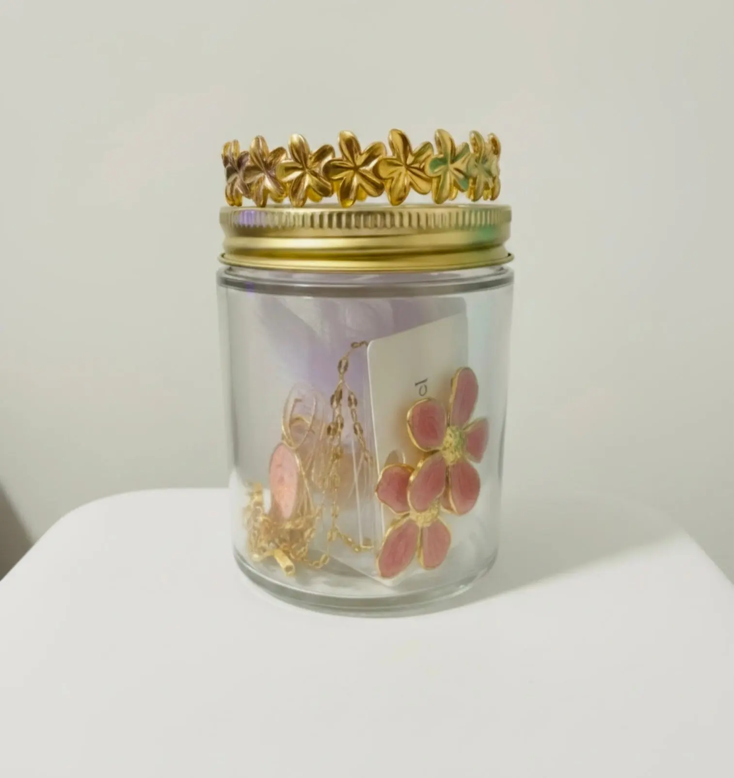Floral Bloom 1 - Curated Jewelry Jar