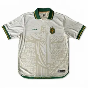 Brazil Inspired 94 Redeemer Special Edition Sports Jersey – Retro Football Fan Style Shirt, Athletic Casual Wear Top, Streetwear Sports Fashion Tee, Gift for Football Lovers