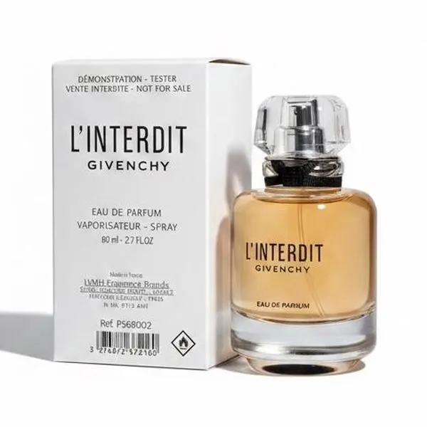 GIVENCHY L'Interdit EDP Eau de Parfum for Women, 2.7 fl oz (Tester Box), Underground, Bold, Spray On Skin, 2 To 2.9 Fl Oz, Boxed Perfume Women's Fragrance