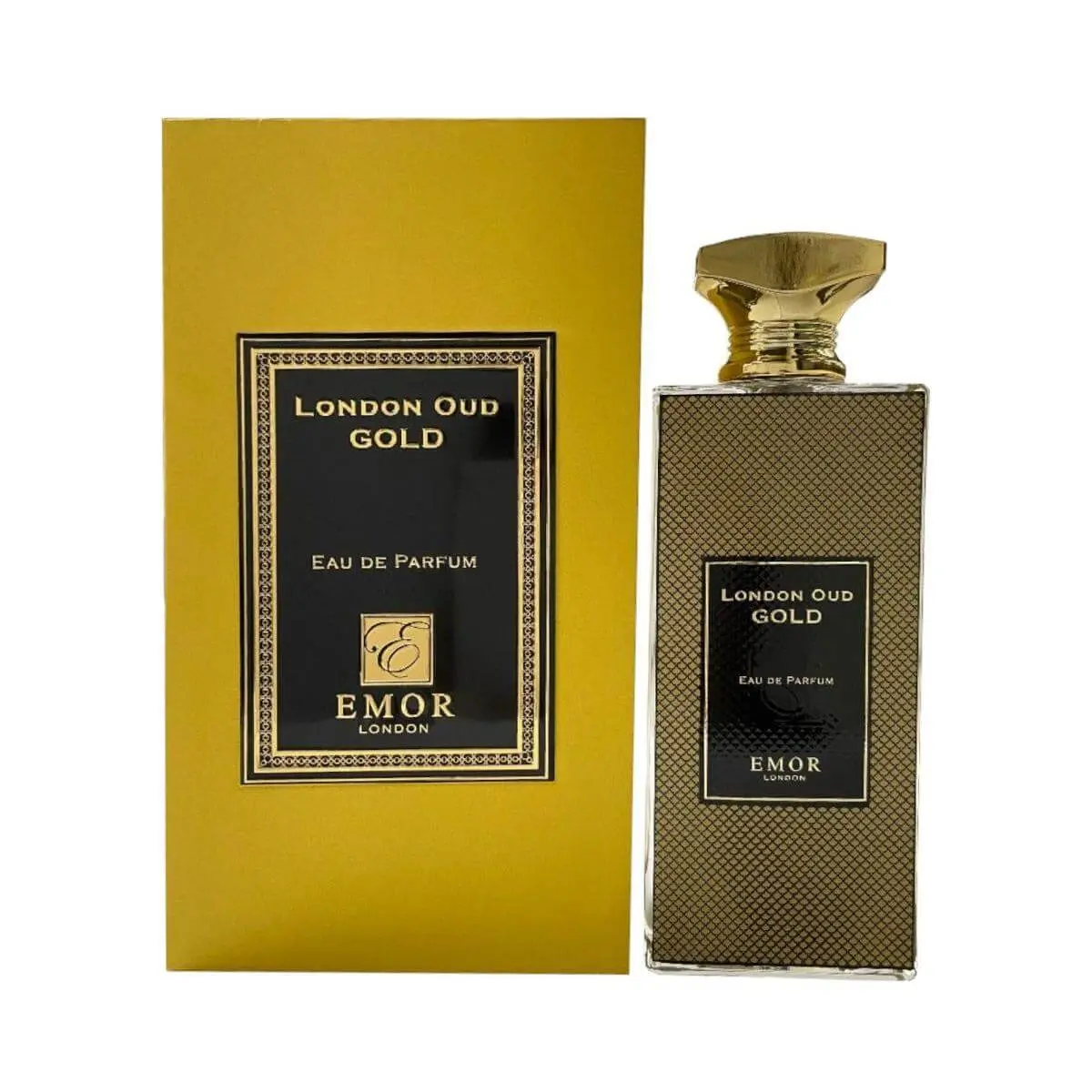 Emor London Oud Gold EDP Men's Cologne - 4.2 fl oz, Gold-Edition Boxed Packaged Men's Fragrance, New in Box, Single Item, Boxed Men's Fragrance