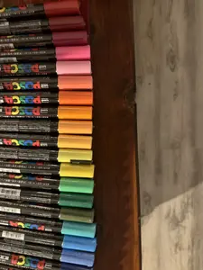 Posca multicolored paint markers any surface