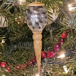 Pine cone and resin Ornaments