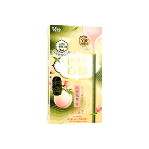 GLICO.CN Peach Matcha Pejoy Cookie Sticks - Pocky's Friend, 1.48oz
