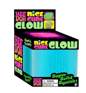 NeeDoh Nice Cube Glow Squishy Toy - Soft and Flexible Design for Kids