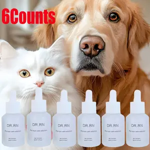 6Counts  30ml Eye Envy Tear Stain Facial Cleanser for Dogs. Eye Cleansing Drops,Washes Away Crusty Eye Debris, Eye Boogers, Eye Discharge.     All-Natural Pet Eye Wash for Dogs，Pets Eye Wash for Dogs , Natural Origin Formulas, Dog Eye Cleaner