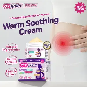 Oxyelle Soothing Cream Uterine Warming Gel, Ginseng Extract, Rose Extract, Take Care of Women Every Month, Making Them Feel Warm and Comfortable, Used to warm the body