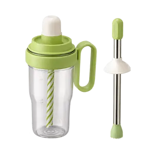 KAWASIMAYA Cocktail Shaker Set 1000ml with Strainer and Straw for Perfect Drinks