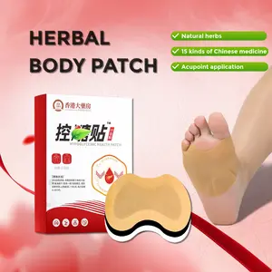Natural Sugar Support Herbal Patches for Daily Balance 10 pcs box with 15 kinds of Chinese medicine and Acupoint application