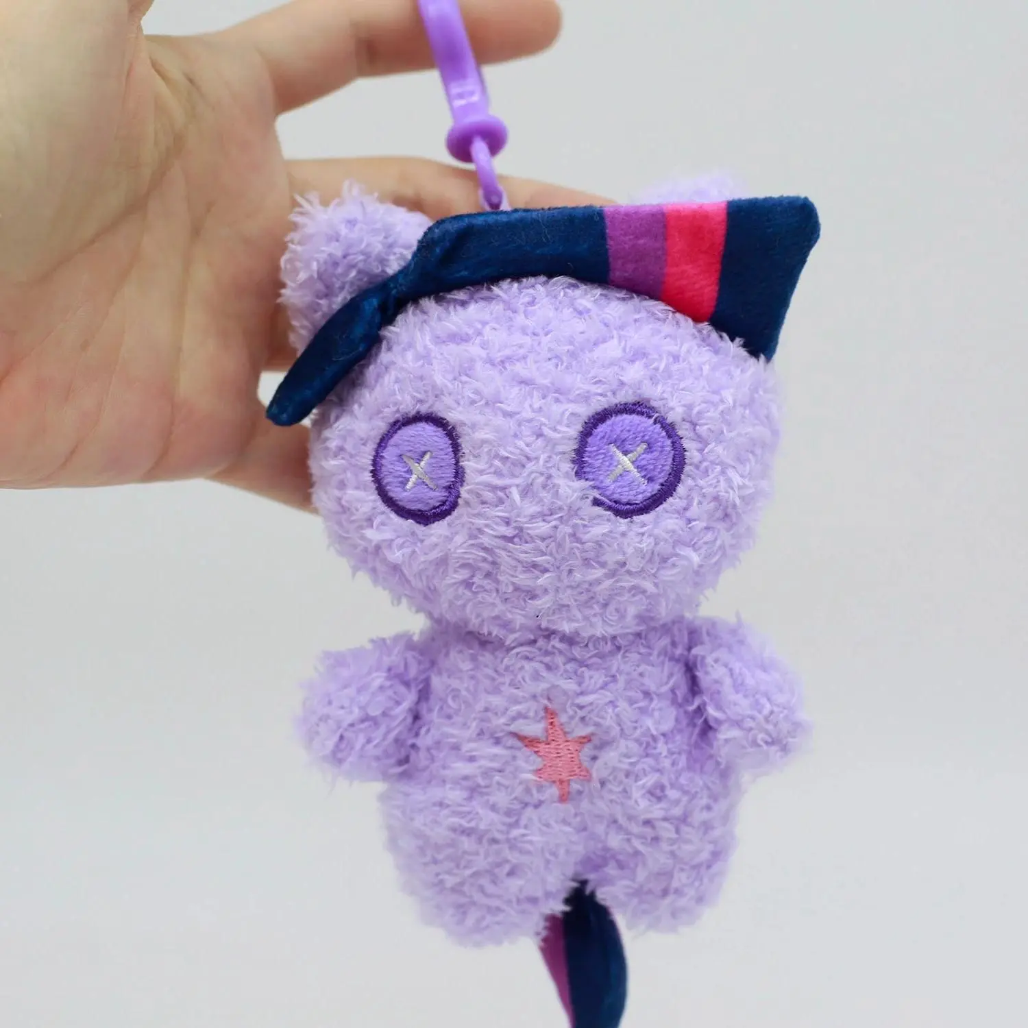 Plush Charms – Applejack and Pinkie Pie (Soft-filled keychains/bag charms/Christmas gift toys)
