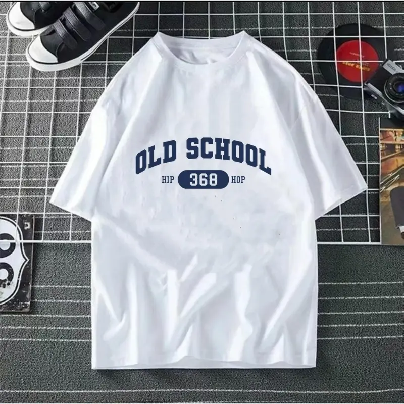 Premium 180g Cotton Tshirt for Men - USA-Made Korean Style Fitted Tee, Plain & Breathable for Summer Casual Streetwear, Menswear, Minimalist Menswear, Top, Shortsleeve, T-Shirt, Fabric, All Seasons, Crew Neck, Round Neck, Classic, Tropical, Sweat, Ultra-C