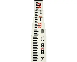 Tiger Supplies Fiberglass Rectangular Leveling Rod