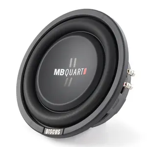 MB Quart DS1-204 400 Watt 8 Inch Shallow Slim DVC 4 Ohm Car Sub, Single Speaker MB Quart DS1-204 400 Watt 8 Inch Shallow Slim DVC 4 Ohm Car Sub, Single Speaker