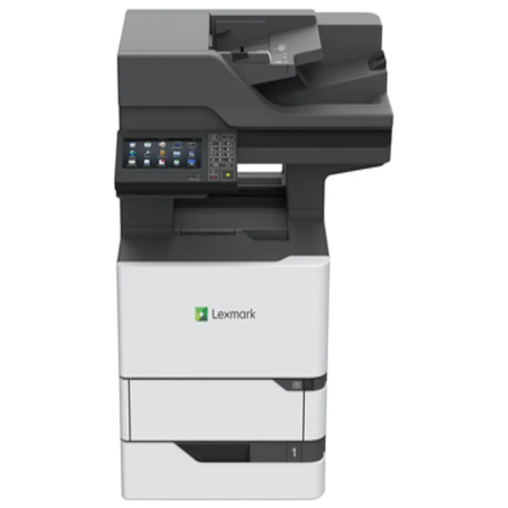 Lexmark 25B0001 MX722adhe Monochrome Multifunction Laser Printer, White and Grey
