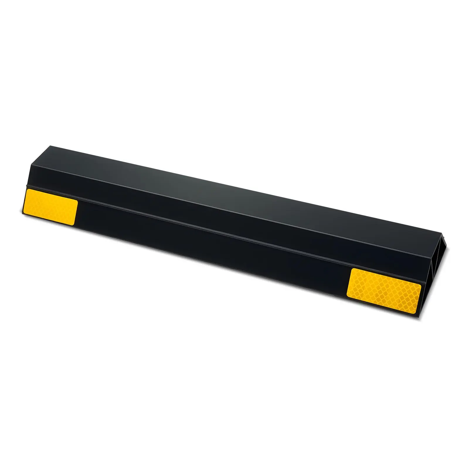 【SummerFinds】VEVOR Parking Stopper, 16 Inch 2 Pcs Heavy Duty Parking Aid for Garage, PP Curb Garage Floor Stopper with Reflective Strips, Vehicles Gadgets for Cars Vans Trucks Tire Wheel Guide Block Stops Bumpers