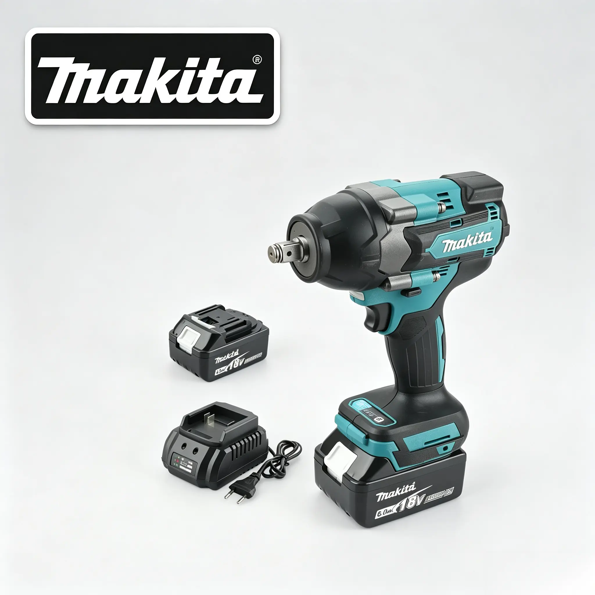 Makita DTW700 1/2-in Brushless Impact Wrench, 700 Nm High Torque Power Tool, 4-Speed for Auto Repair & Heavy Duty Work