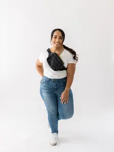 Tushbaby Mini Crossbody Bag for Daily Use, Slim Design, Secure Zip Compartments, Adjustable Fit, Lightweight and Stylish