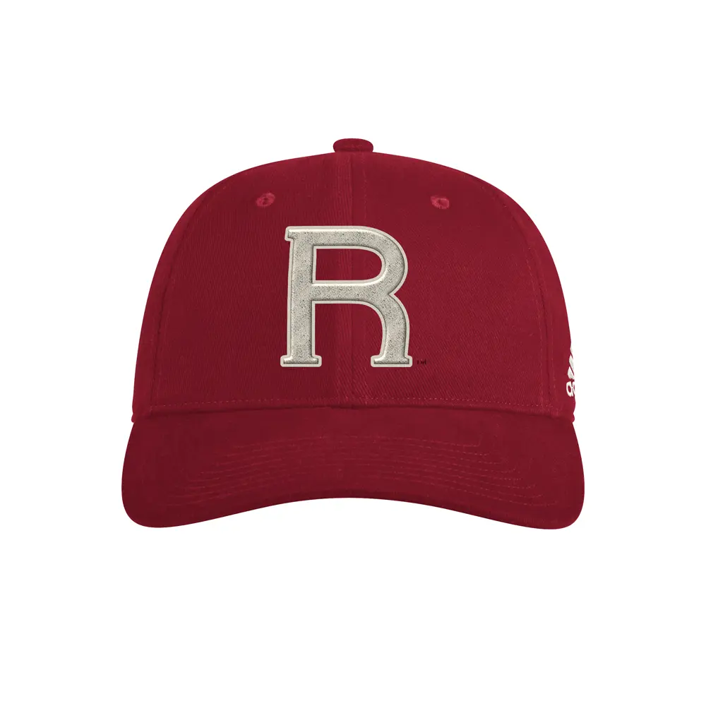 adidas Mens Rutgers Scarlet Knights Slouch Stretch Cap Casual - Red