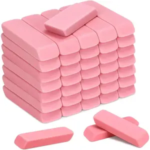 144 Pack Pink Bulk Erasers for Art, School, Office and Classroom Use