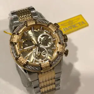 SPECIAL EDITION - Brand New Invicta Men’s Watch - Gold & Silver - Swiss Quartz Movement