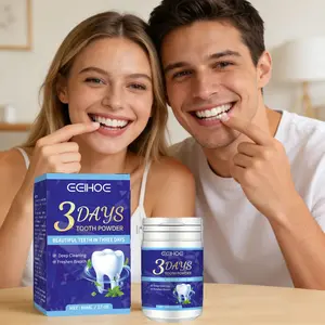 Teeth Cleaning Powder Whitening Powder, Teeth Stain Cleaner, Removes Tooth Plaque Brighten Teeth, Fresh Mint Flavor, Effective Whitening Deep Clean Toothpaste