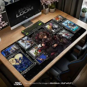 Kingdom Hearts Mouse Pad Keyblade Legacy Mousepad for Gaming and Office Use