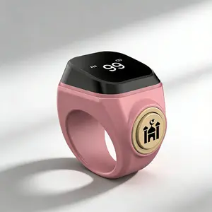 Smart Prayer Counting Ring, Precise Time Reminder + APP Tracking, Automatic Alarm, Waterproof Durable Muslim Prayer Helper