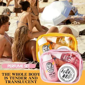 Travel-Ready Perfume Set, Three-Piece Series Gift, Ideal for On-The-Go Use, Perfect for Gifting, Includes Shower Gel & Body Cream, Fragrance Set