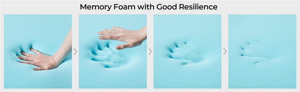 【Cooling】Yaheetech Gel-Infused Memory Foam Mattress 8/10/12 Inch Medium Firm Twin/Full/Queen Size with Green Tea Scent