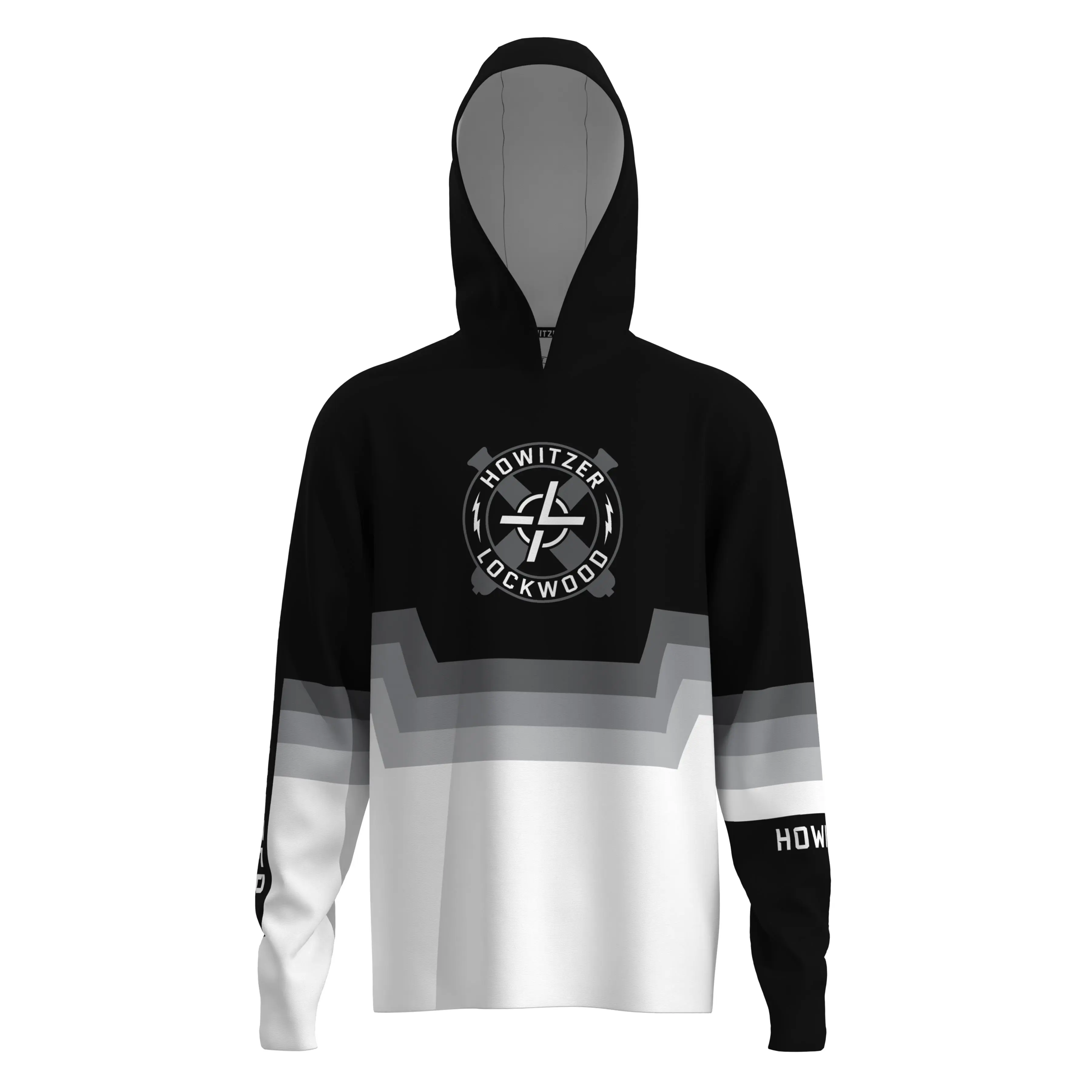 Howitzer Clothing Men's Performance Hoodie - Lockwood Jersey Tops, Stretch Fabric Sweatshirts for Sun Protection