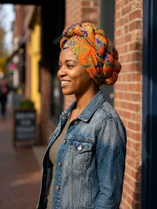 Women's Printed Satin Lining Sleep Cap, Breathable Sleep Hat for Curly Hair, Braids, Natural Hairstyles, Weaving Headscarf Hair Cap