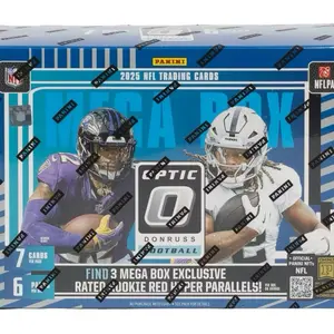 2025 Panini Donruss Optic Football Hobby Mega Box Trading Cards