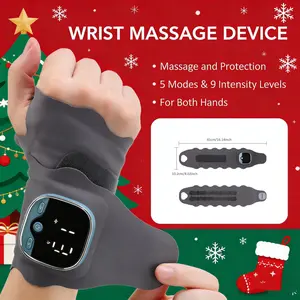Portable USB-Powered Wrist Massager, 5Modes, Hand Massager for Arthritis, Ideal Gift for Parents & Friends, Unisex Use, Easy to Operate And User-Friendly, Office Workers Must-have