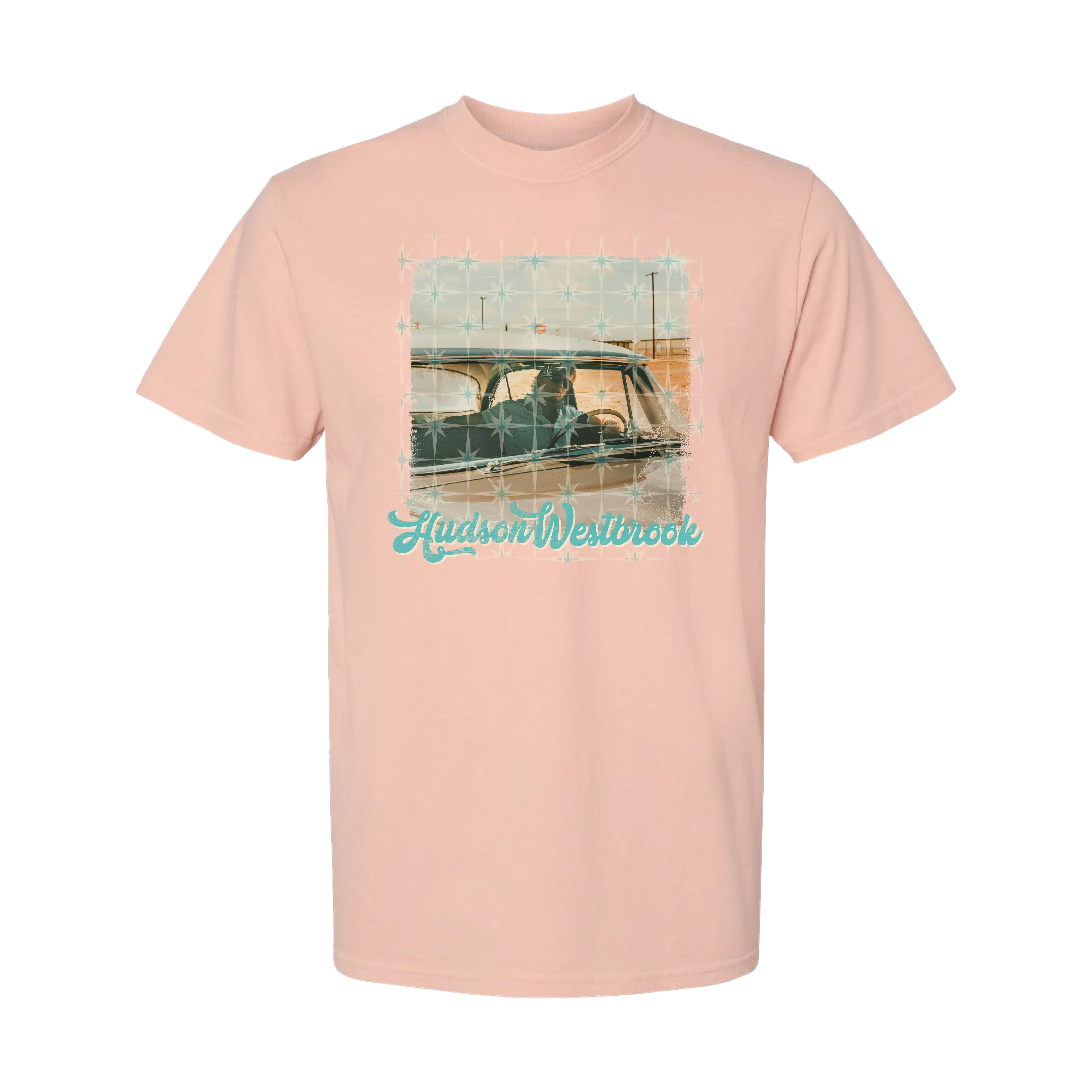 Funky Peach Tee – Comfort Colors Adult Tee