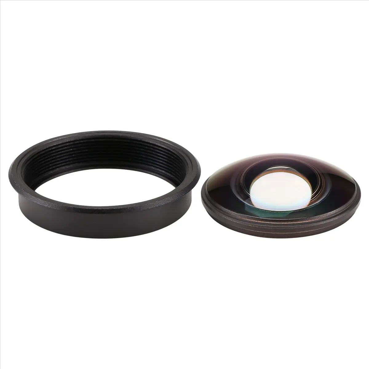 Wide-Angle Fisheye Replacement Lens for X3-X4 Action Cameras, ABS Repair Part with Easy Screw-On Installation for a Sharp Picture, High-Quality Abs, 1X Camera Replacement Lenses