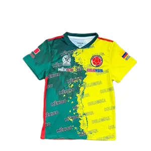 Mexico/Colombia Jersey - Breathable Fabric, Comfortable Fit, Versatile Style, Ideal for Outdoor Activities