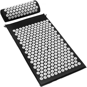 Sorbus Acupressure Mat & Pillow Set - Acupressure Mat & Acupressure Pillow for Stress Relief, Pain Relief & Body Care Gift Storage