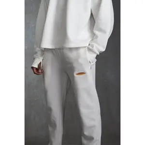 741 TAPERED SWEAT PANT - White Noise