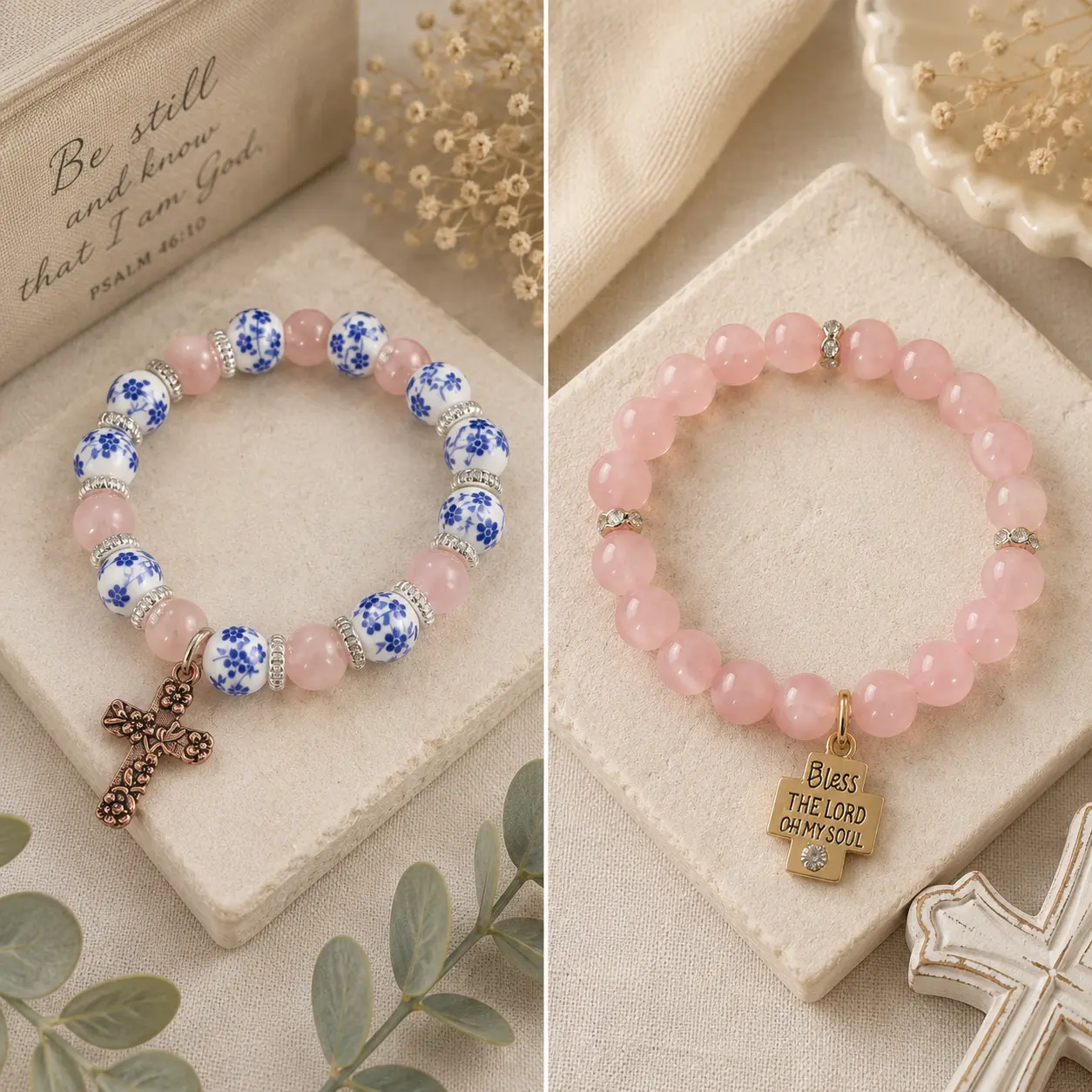 Handcrafted Beaded Stretch Bracelet