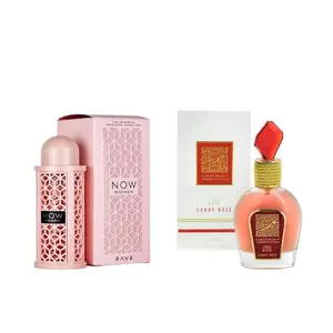 Lattafa Perfumes | Rave Now Women + Candy Rose Bundle | Women's Fragrances | 3.4 oz Per Bottle | Fruity - Vanilla | Candy - Rose