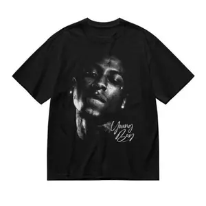 Never Broke Tee Graphic T Shirt 100% Cotton Casual Short Sleeve Tee for YB Lover Fans Summer Vacation Top Back to School Shirt Graduation Gift Father's Day Present Soft Breathable Streetwear Everyday Essential Apparel