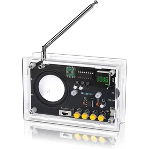 Soldering Practice Kit, DIY Soldering Kit with 2" Speaker, USB/ Power, Clear  Case & Step-by-Step Guide
