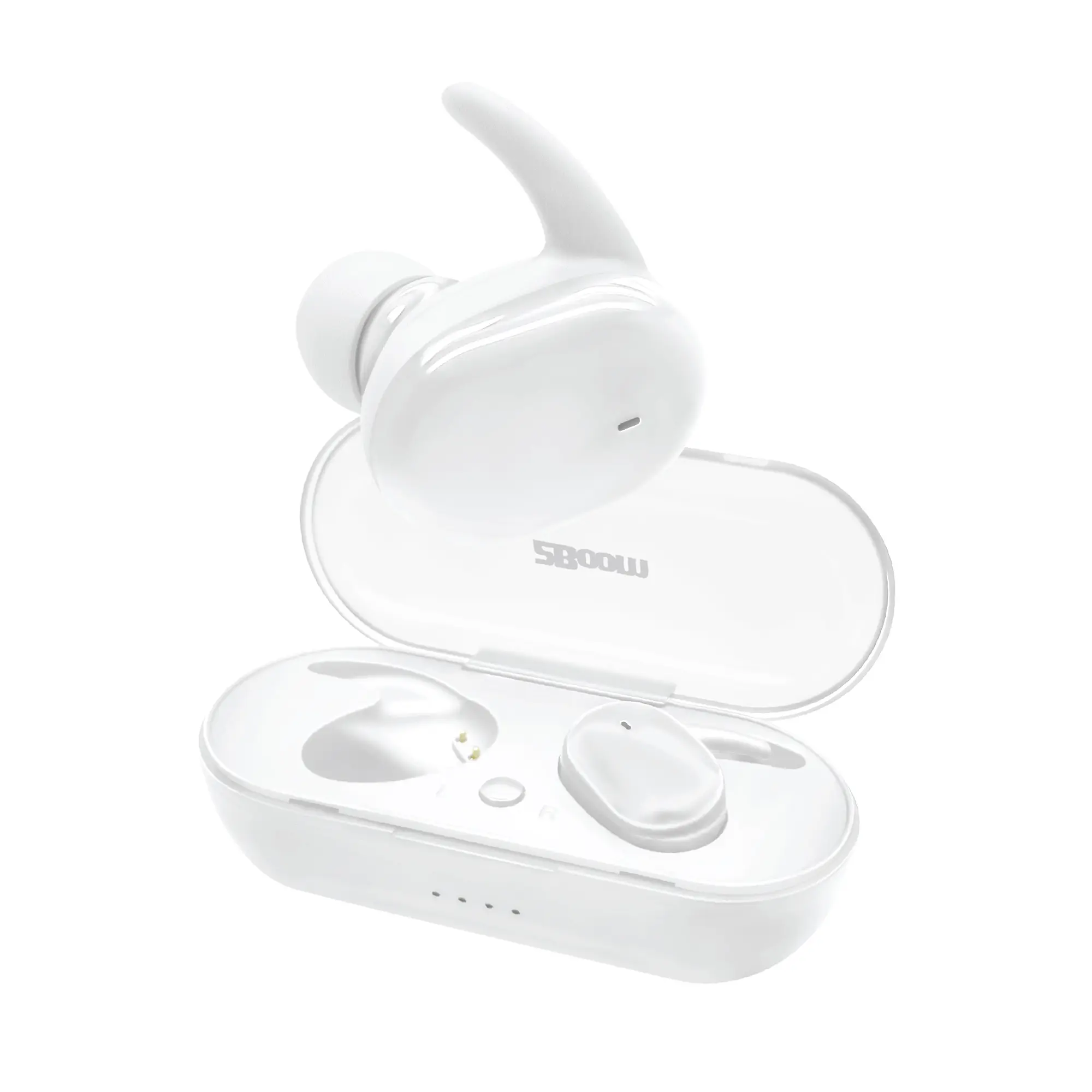 Fisher Lightweight Wireless Bluetooth Earbuds - Lithium Ion In-Ear Electronic Earphones, Hands-Free Portable Mobile Headphones with Modern Look for Phones & Tablets