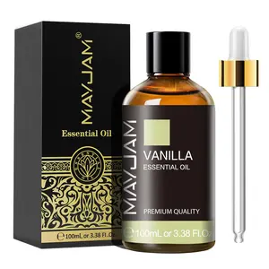 100ml Vanilla Essential Oil, Natural Aromatherapy Essential Oil, Fragrance for Home Decor, Room Fragrance, Aromatherapy Oil for Stress Relief