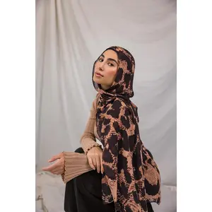 VELA Wild Savanna Print Modal Hijab